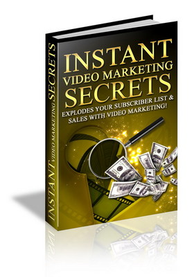Product picture Instant Video Maketing Secrets  - How To Conquer The market