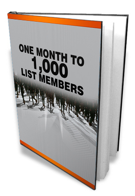 Product picture One Month To A 1000 List Members  - Lists For Business